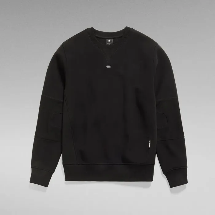 Sweatshirts and Hoodies Men GStar RAW Moto Sweater Dark Black