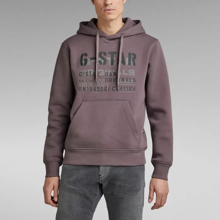Sweatshirts and Hoodies Men GStar RAW Multi Layer Originals Hooded Sweater Dark Taupe Fungi Sweatshirts and Hoodies Men GStar RAW Multi Layer Originals Hooded Sweater Dark Taupe Fungi
