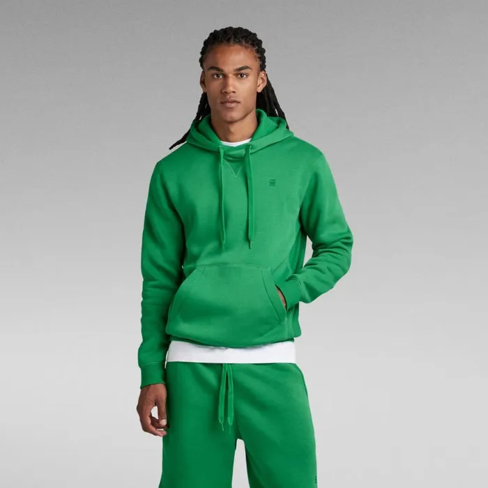 Sweatshirts and Hoodies Men GStar RAW Premium Core Hooded Sweater Jolly Green Sweatshirts and Hoodies Men GStar RAW Premium Core Hooded Sweater Jolly Green