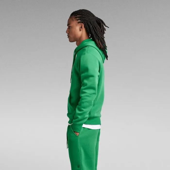 Sweatshirts and Hoodies Men GStar RAW Premium Core Hooded Sweater Jolly Green