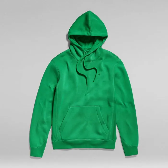 Sweatshirts and Hoodies Men GStar RAW Premium Core Hooded Sweater Jolly Green