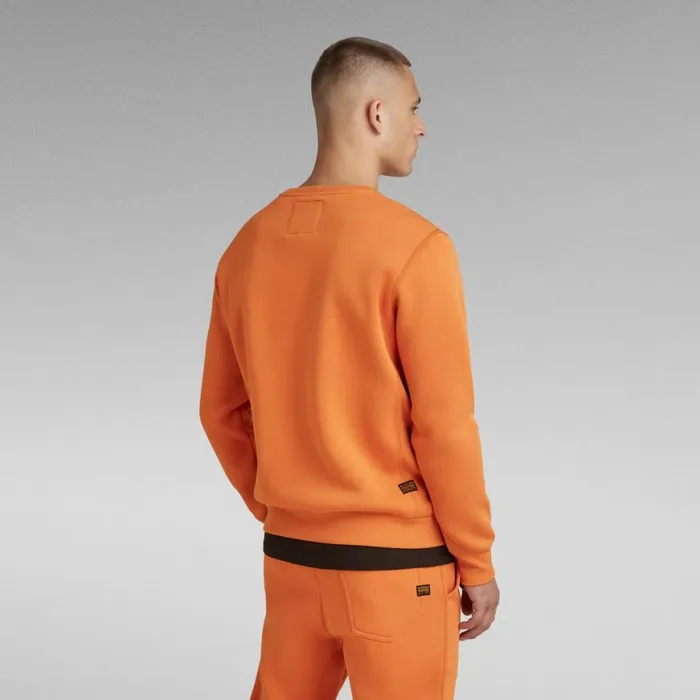 Sweatshirts and Hoodies Men GStar RAW Premium Core Sweater Burned Orange