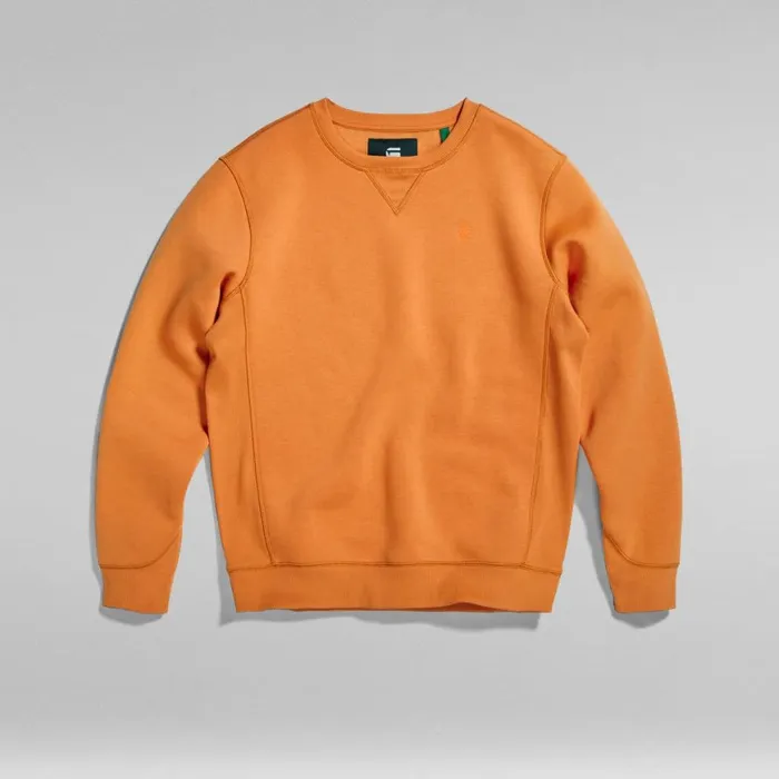 Sweatshirts and Hoodies Men GStar RAW Premium Core Sweater Burned Orange