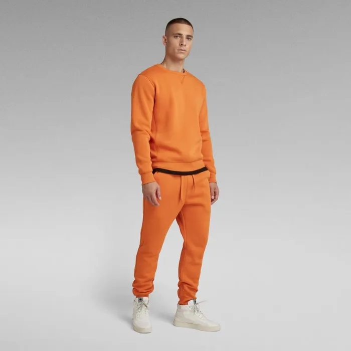 Sweatshirts and Hoodies Men GStar RAW Premium Core Sweater Burned Orange