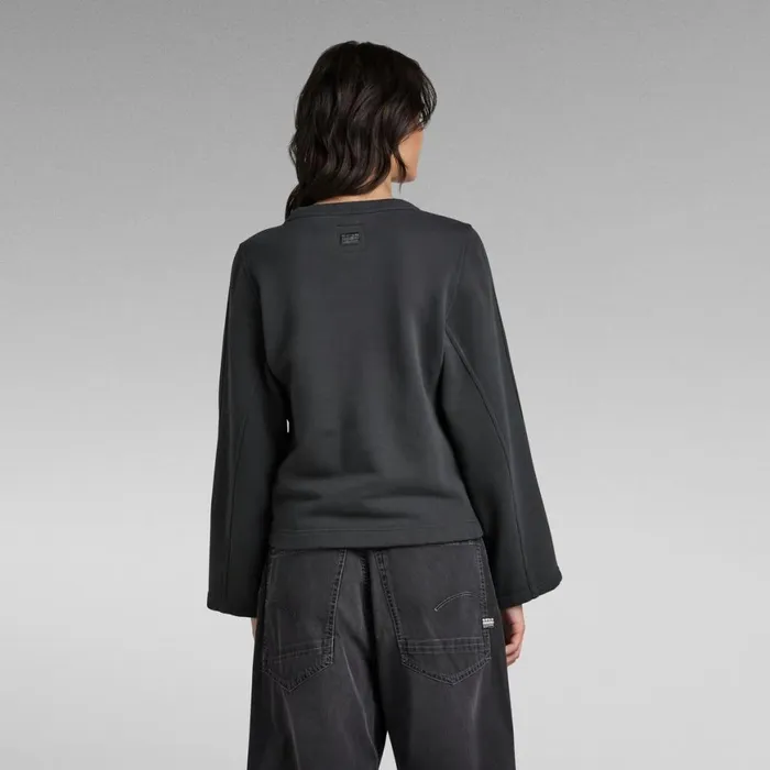 Sweatshirts and Hoodies Women GStar RAW Adjustable Sleeve Cropped Sweater Cloack