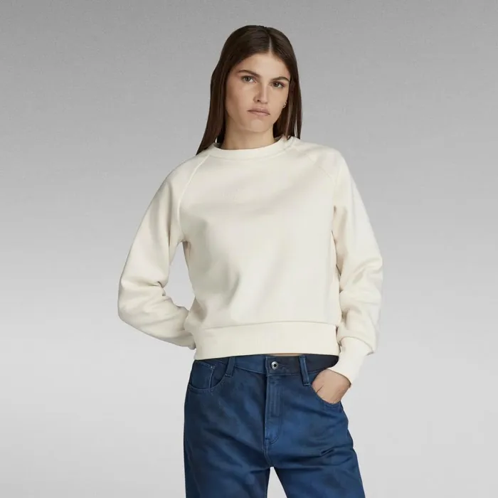 Sweatshirts and Hoodies Women GStar RAW Autograph Sweater Eggnog