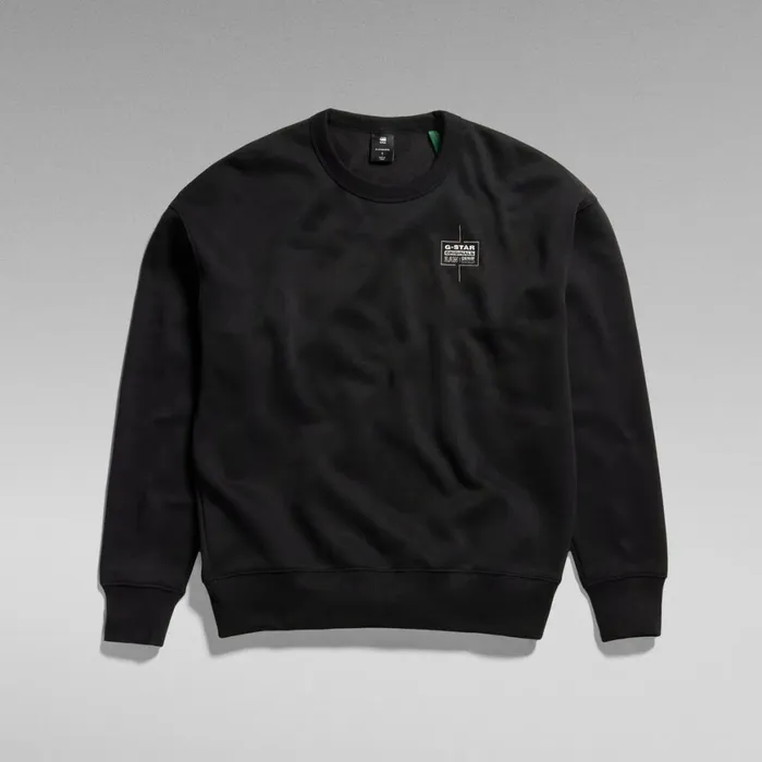 Sweatshirts and Hoodies Women GStar RAW Unisex Core Oversized Sweater Dark Black