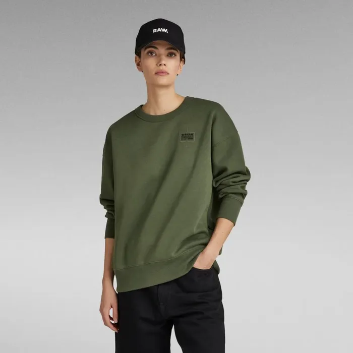 Sweatshirts and Hoodies Women GStar RAW Unisex Core Oversized Sweater Light Hunter