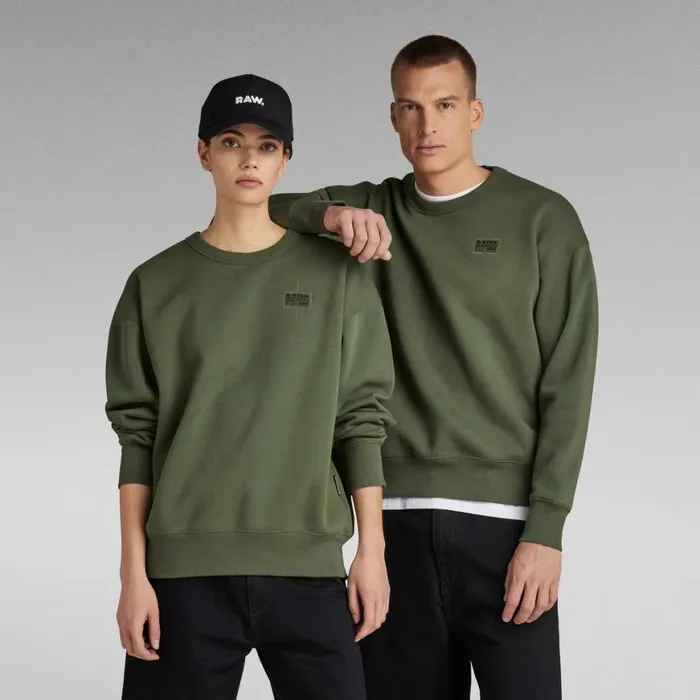 Sweatshirts and Hoodies Women GStar RAW Unisex Core Oversized Sweater Light Hunter