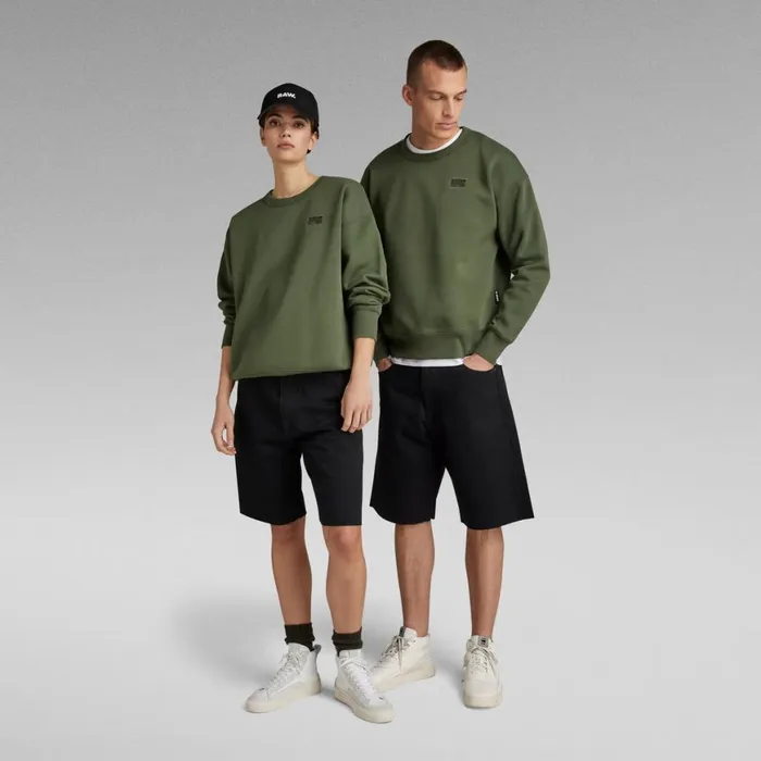 Sweatshirts and Hoodies Women GStar RAW Unisex Core Oversized Sweater Light Hunter