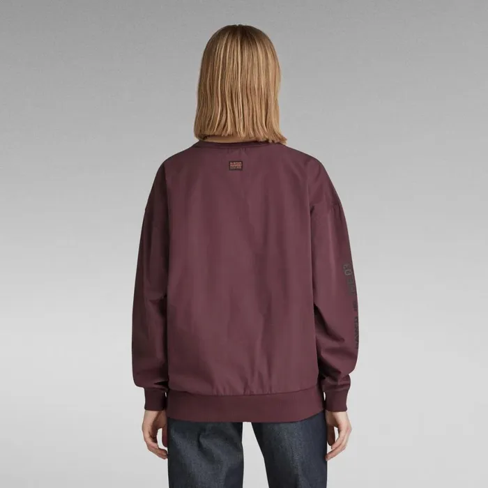 Sweatshirts and Hoodies Women GStar RAW Woven Loose Sweater Vineyard Wine