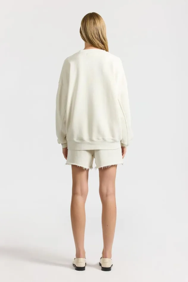 Sweatshirts Women COTTON CITIZEN Boston Crew Vintage Bone Sweatshirts Women COTTON CITIZEN Boston Crew Vintage Bone