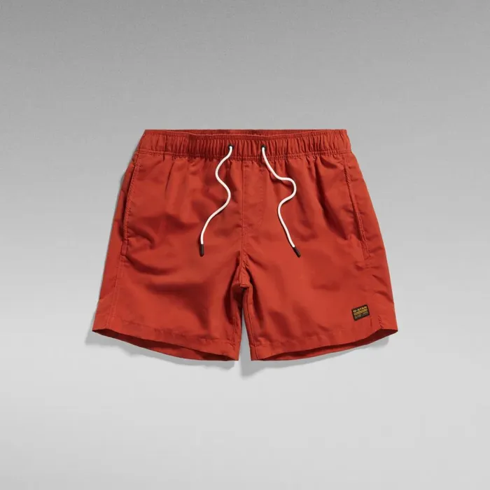Swimwear Men GStar RAW Dirik Solid Swim Shorts Auburn