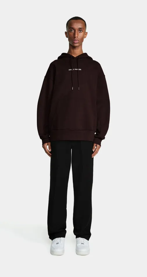 Syrup Brown Elevin Hoodie Brown Men Daily Paper Hoodies and Sweaters