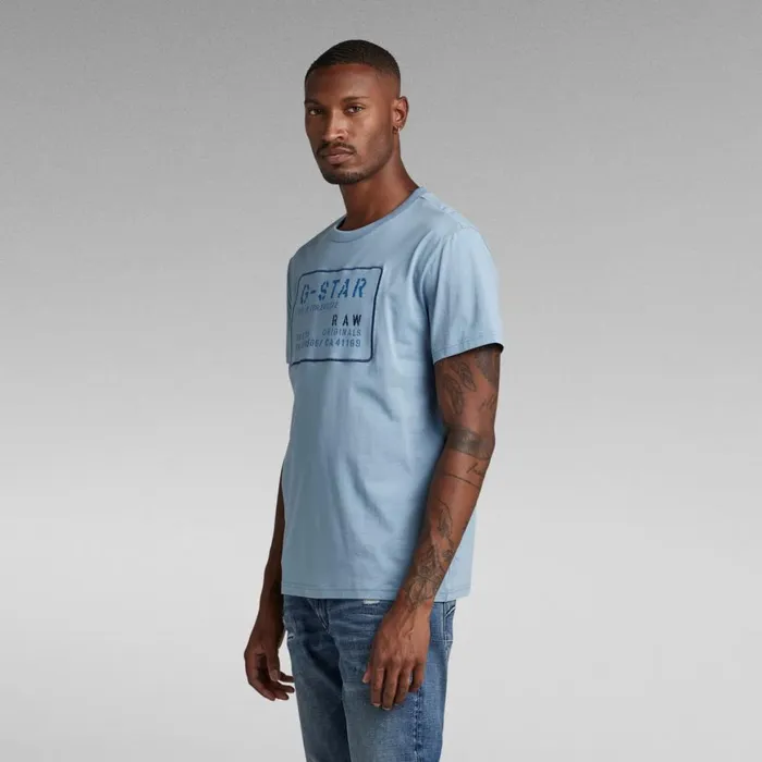 TShirts and Polos Men GStar RAW Applique Multi Technique TShirt Lake