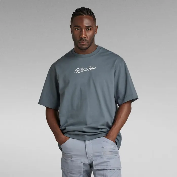 TShirts and Polos Men GStar RAW Autograph Boxy Oversized TShirt Axis