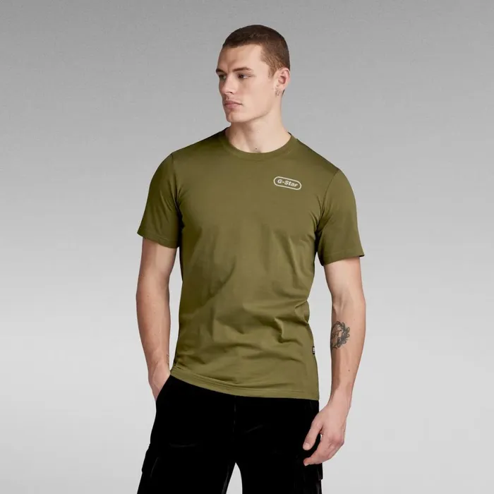 TShirts and Polos Men GStar RAW Back Graphic Slim TShirt Dark Olive