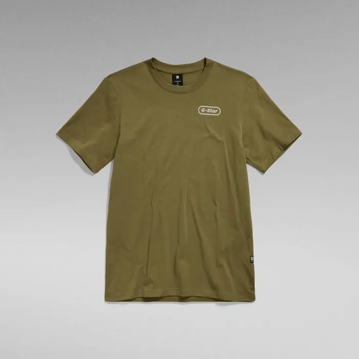 TShirts and Polos Men GStar RAW Back Graphic Slim TShirt Dark Olive