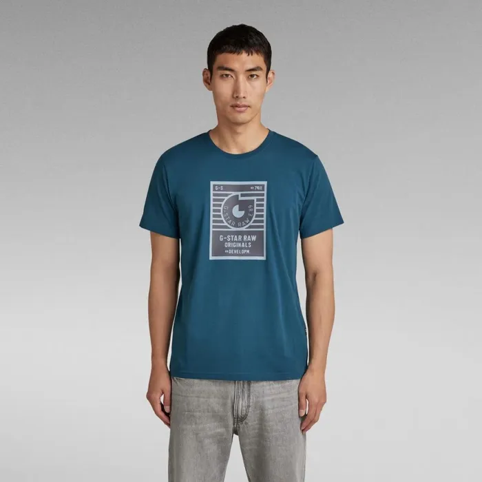 TShirts and Polos Men GStar RAW Boxed High Density Graphic TShirt Nitro
