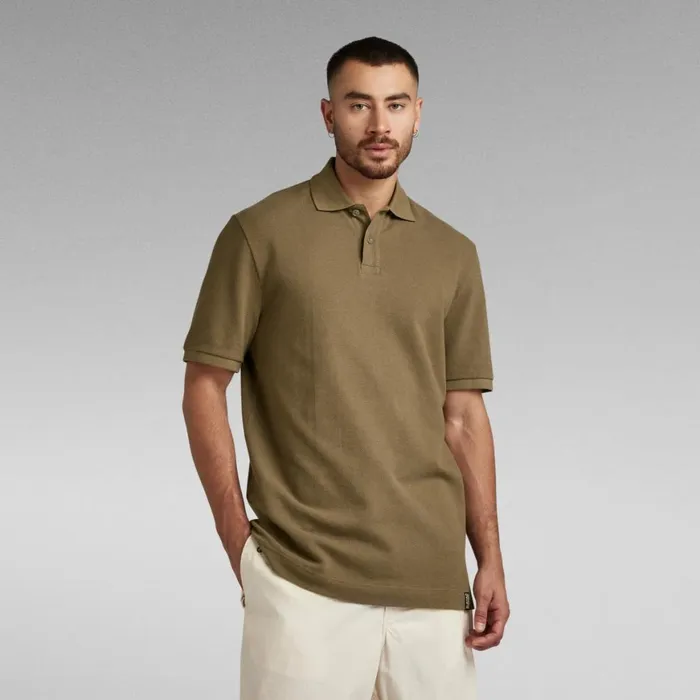 TShirts and Polos Men GStar RAW Essential Polo Deep Walnut
