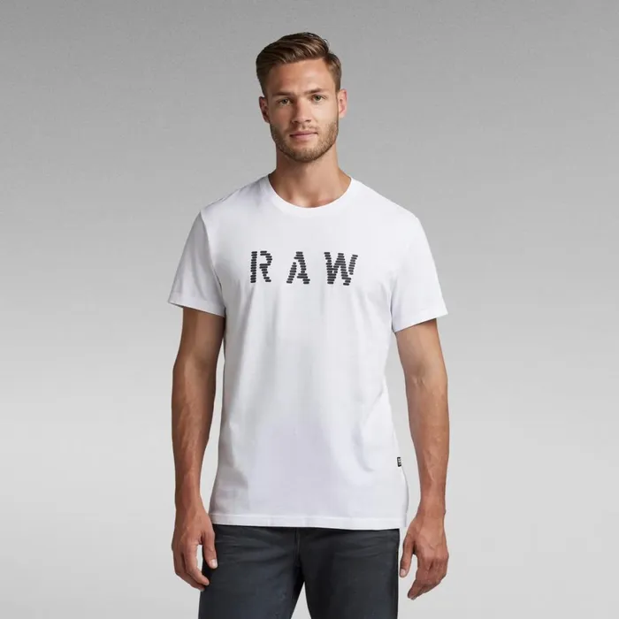 TShirts and Polos Men GStar RAW Graphic 2 Pack TShirt Dark Blackwhite