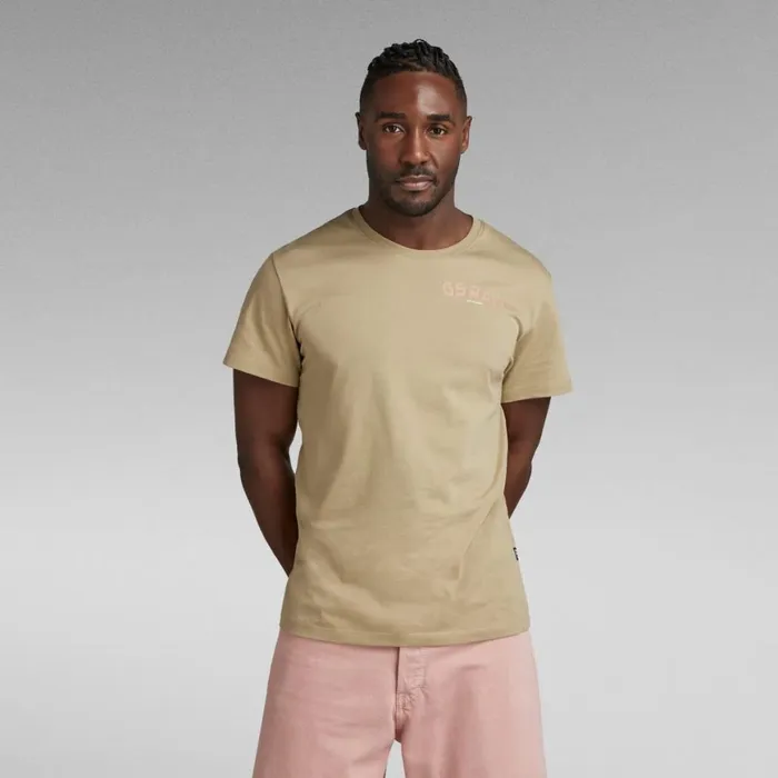 TShirts and Polos Men GStar RAW Graphic Ribbed TShirt Light Moss