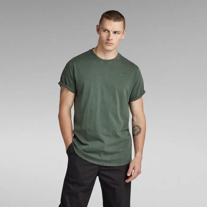 TShirts and Polos Men GStar RAW Lash TShirt Graphite Garment Dyed
