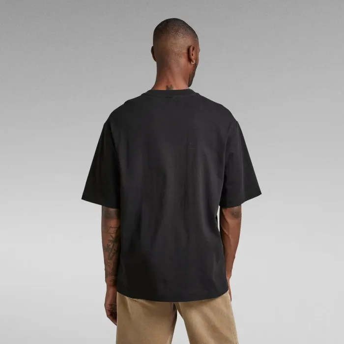 TShirts and Polos Men GStar RAW Oversized Boxy TShirt Embro RAW Dark Black