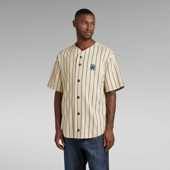 TShirts and Polos Men GStar RAW Oversized Lightweight Sweater GStar Home Jersey Postbagsalute Stripe