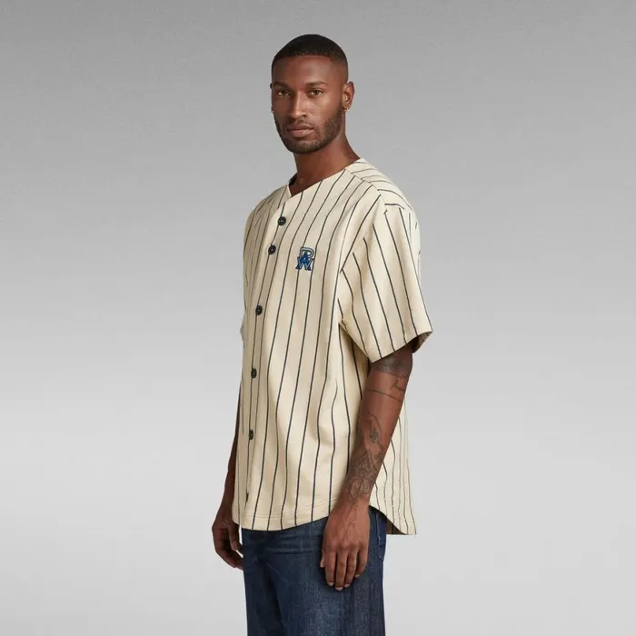 TShirts and Polos Men GStar RAW Oversized Lightweight Sweater GStar Home Jersey Postbagsalute Stripe