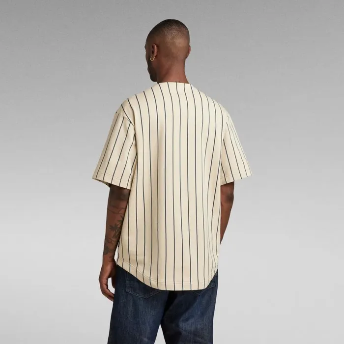 TShirts and Polos Men GStar RAW Oversized Lightweight Sweater GStar Home Jersey Postbagsalute Stripe