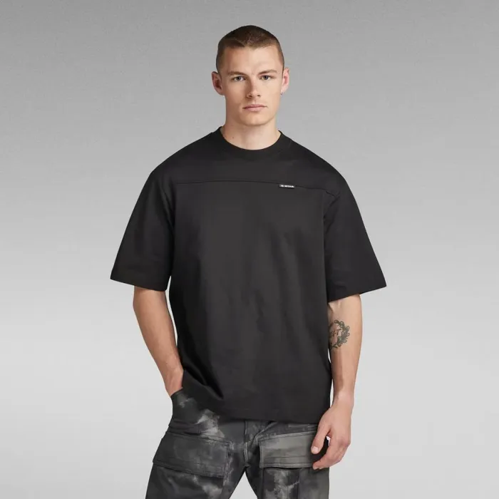 TShirts and Polos Men GStar RAW Oversized TShirt Boxy Base 20 Dark Black