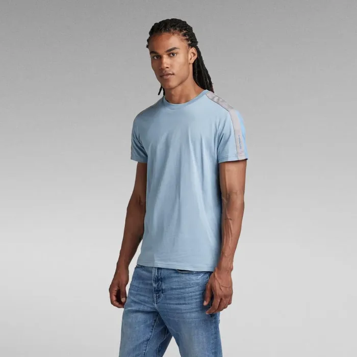 TShirts and Polos Men GStar RAW Tape Color Block TShirt Lakedeep Wave