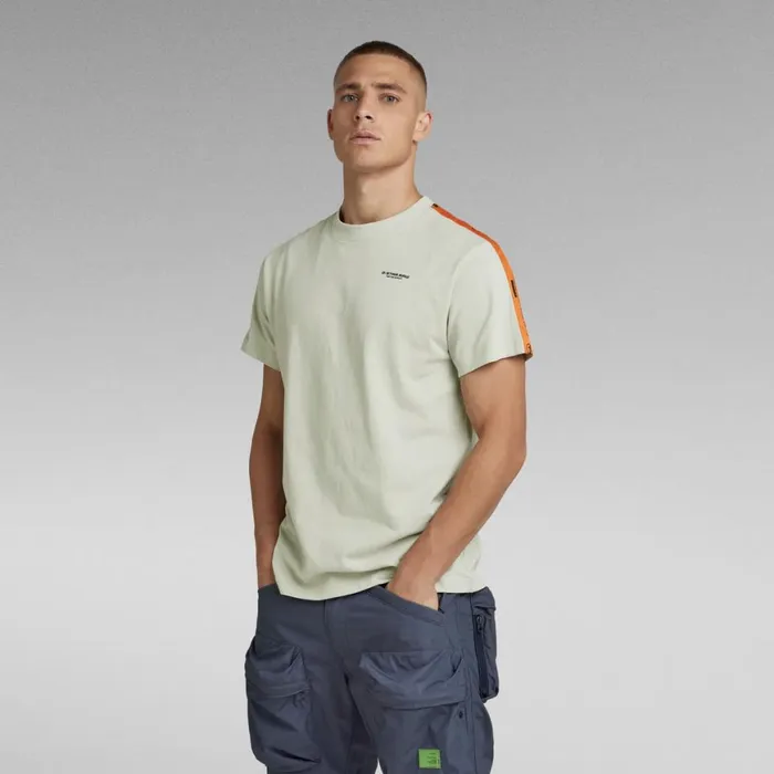 TShirts and Polos Men GStar RAW Tape Loose TShirt Mineral Gray