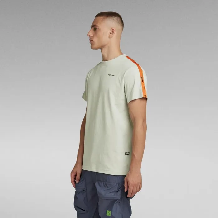 TShirts and Polos Men GStar RAW Tape Loose TShirt Mineral Gray