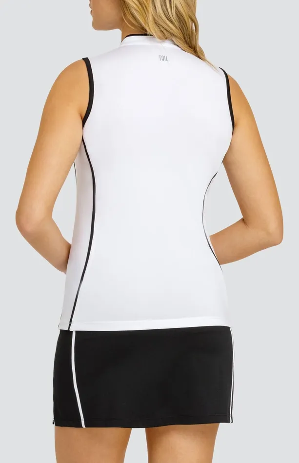 Tail Activewear Aiana Top 8211 Chalk White Women Sleeveless