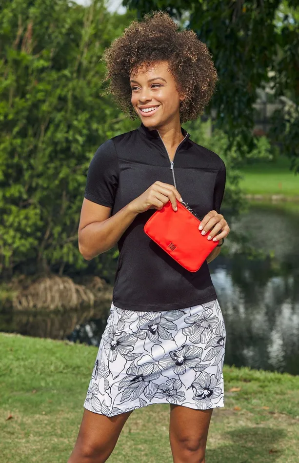 Tail Activewear Altai Top 8211 Onyx Black Women Short Sleeve