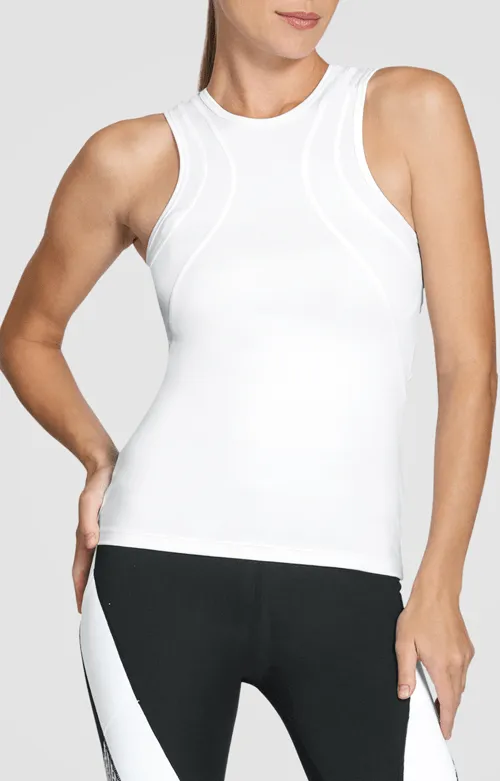 Tail Activewear Calhoun Tank 8211 White 8211 FINAL SALE Women Tanks