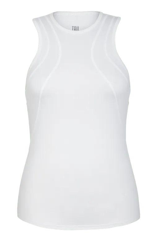 Tail Activewear Calhoun Tank 8211 White 8211 FINAL SALE Women Tanks