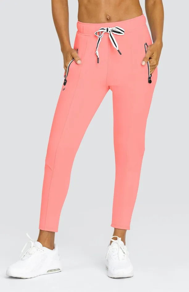 Tail Activewear Eleanor Neon Melon Punch Jogger Women Ankle Pants