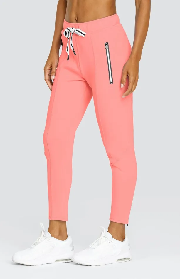 Tail Activewear Eleanor Neon Melon Punch Jogger Women Ankle Pants