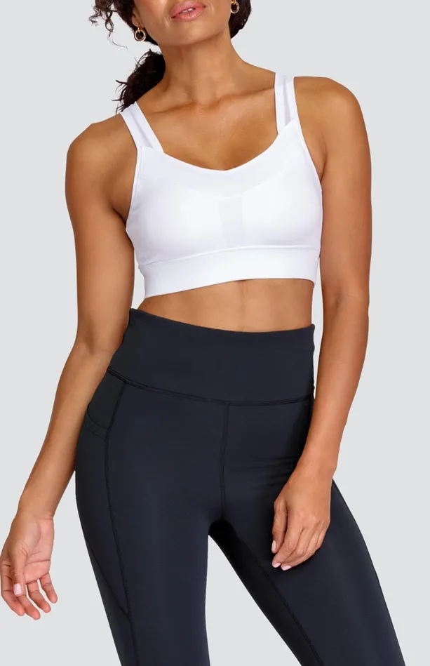 Tail Activewear Elliot Sports Bra 8211 Chalk White 8211 FINAL SALE Women Sports Bras