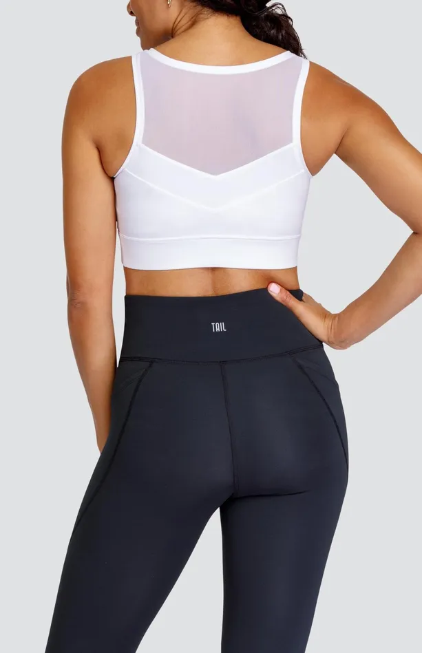 Tail Activewear Elliot Sports Bra 8211 Chalk White 8211 FINAL SALE Women Sports Bras
