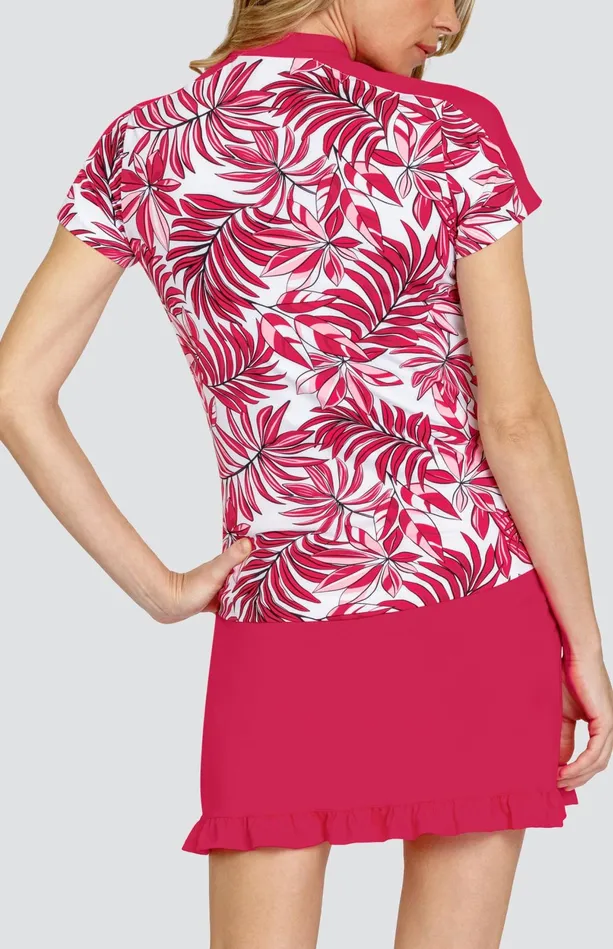 Tail Activewear Jaynary Top 8211 Summer Leaves Women Short Sleeve