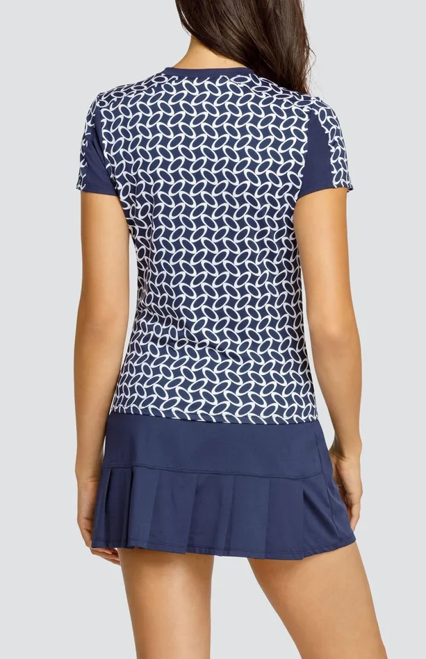 Tail Activewear Ketra Top 8211 Oval Geo Women Short Sleeve