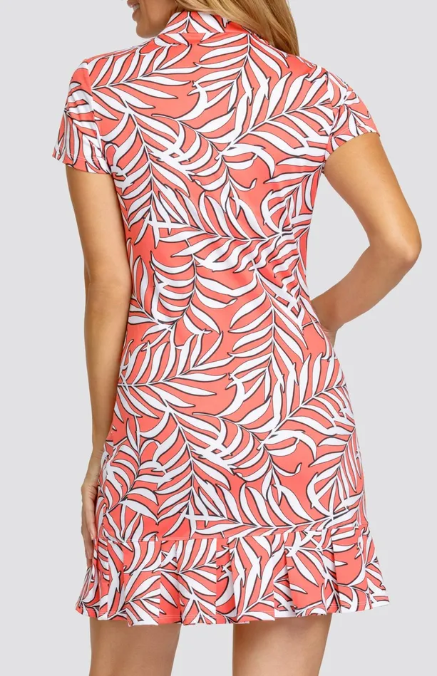 Tail Activewear Leena 365034 Dress 8211 Nirvana Palms Women Short Sleeve
