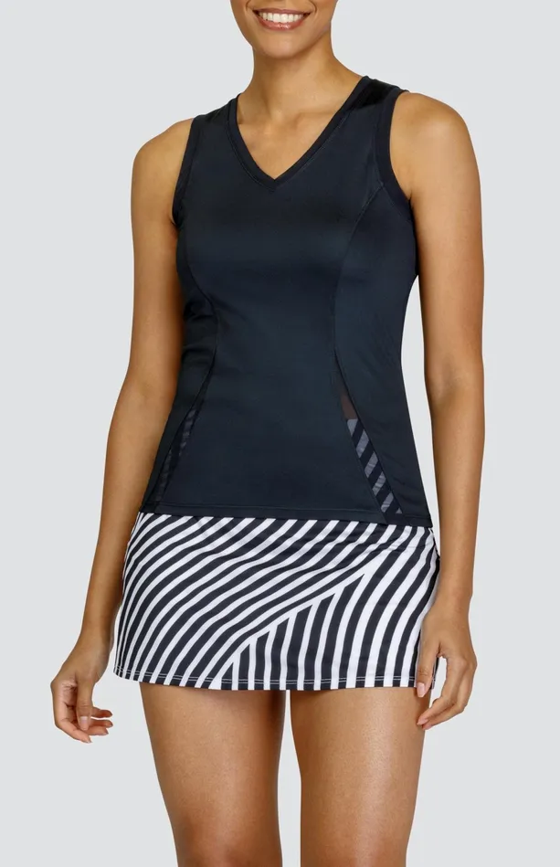 Tail Activewear Luella Tank 8211 Onyx Black Women Tanks