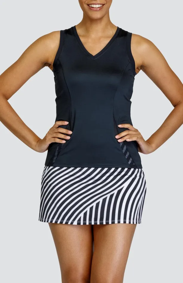 Tail Activewear Luella Tank 8211 Onyx Black Women Tanks