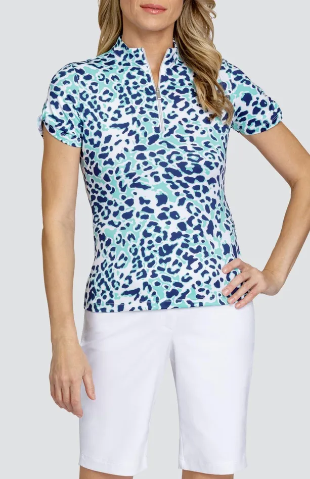 Tail Activewear Montse Top 8211 Mountain Lynx Women Short Sleeve