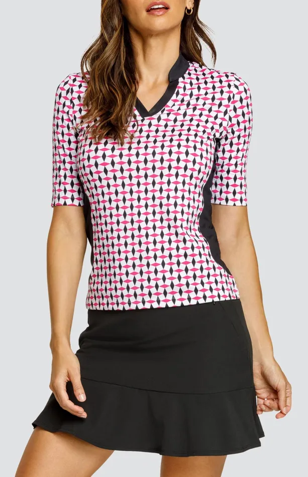 Tail Activewear Ovie Top 8211 Ditsy Jewel Women Mid Sleeve